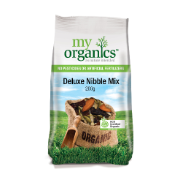 MY ORG DELUXE NIBBLE MIX 200G (6 X 200G) .