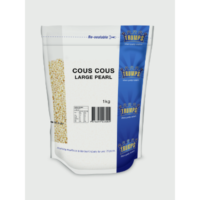 COUS COUS LARGE PEARL 1KG (10x1KG) .