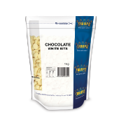 CHOCOLATE WHITE BITS  1KG (10x1KG) .