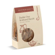  M.MEGS DBLE CHOC/ALMOND 120G (6x120G) BISCOTTI