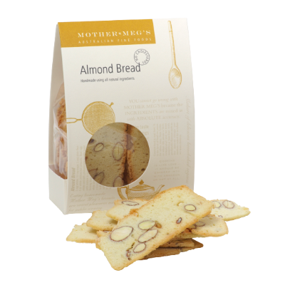 M.MEGS ALMOND BREAD 125G (6x125G)