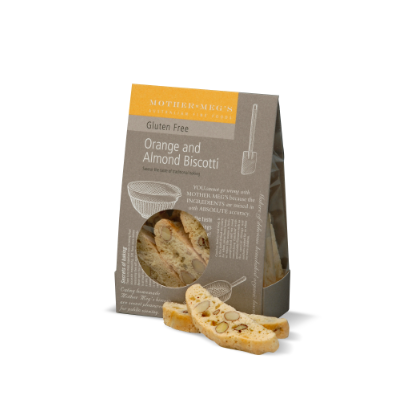 M.MEGS ORANGE/ALMOND 120G (6x120G) BISCOTTI