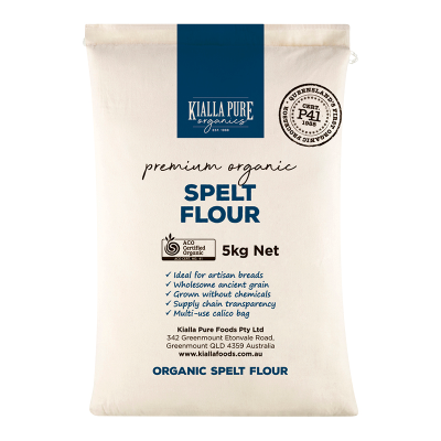 SPELT FLOUR ORG CALICO 5KG KIALLA BRAND CALICO - IMPORTED