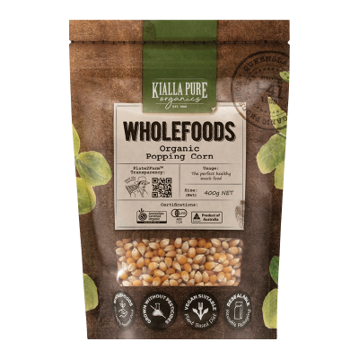 POPCORN  ORGANIC  (5x400G) KIALLA BRAND
