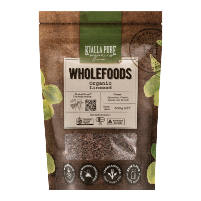 LINSEED ORGANIC (8x300G) KIALLA BRAND