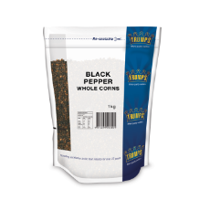  BLACK PEPPER CORN  1KG (6x1KG) .