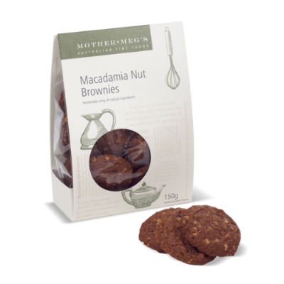 M.MEGS MACADAMIA BROWNIES 150G (6x150G)