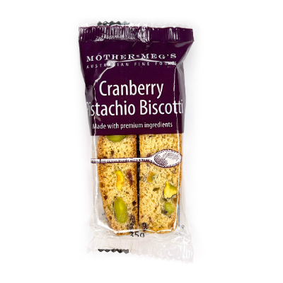 M.MEGS CRANBERRY/PIST 35G (40x35G) BISCOTTI