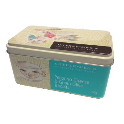 M.MEGS COCKTAIL CHEESE ROUGHS GIFT TIN