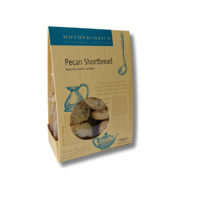 M.MEGS PECAN SHORTBREAD 150G (6x150G)