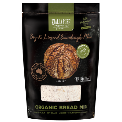 BREAD MIX SOY/LINSEED (8x450G) SOURDOUGH