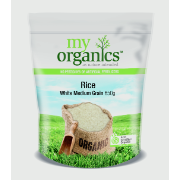 MY ORG RICE WHITE MEDIUM 650G (6 X 650G) .
