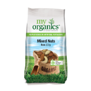 MY ORG MIXED NUTS RAW 200G (6 X 200G) .