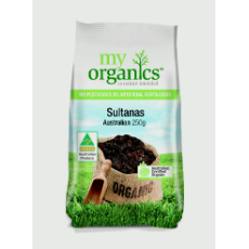 MY ORG SULTANA AUSTRALIAN 250G (6 X 250G) .