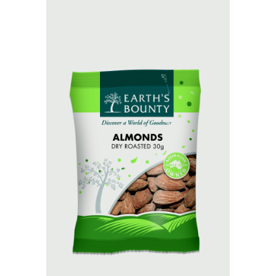 EB SG ALMONDS DRY RSTD  30G (60x30G) .