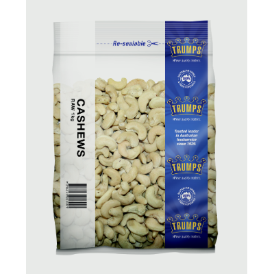 CASHEWS RAW      1KG (10x1KG) .