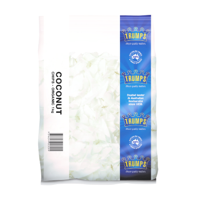 COCONUT CHIPS ORGANIC 1KG (6x1KG) .