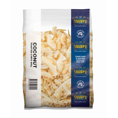 COCONUT CHIPS TOASTED 400G (10x400G) .